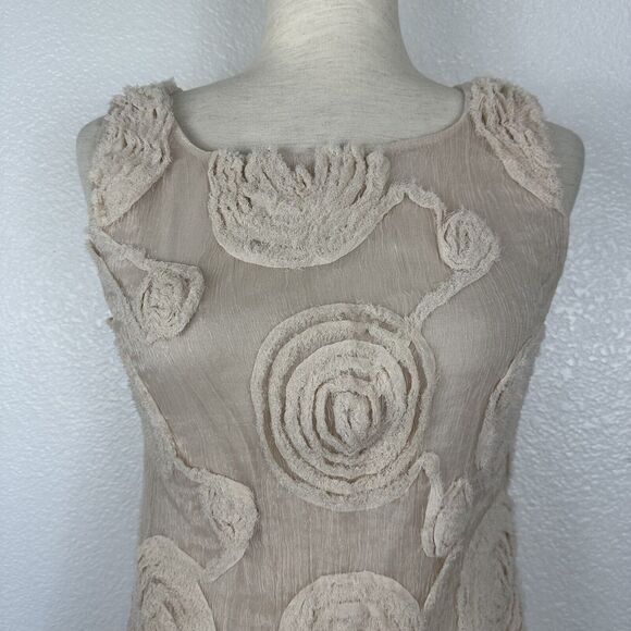 Yoana Baraschi Dress Women XS Cocktail Embellished Bubble Mini Fairy Boho Anthro - Picture 2 of 13